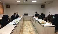 جلسه مدیریت دانشکده پیراپزشکی با مسئولین بیمارستان آیت اله علیمرادیان نهاوند